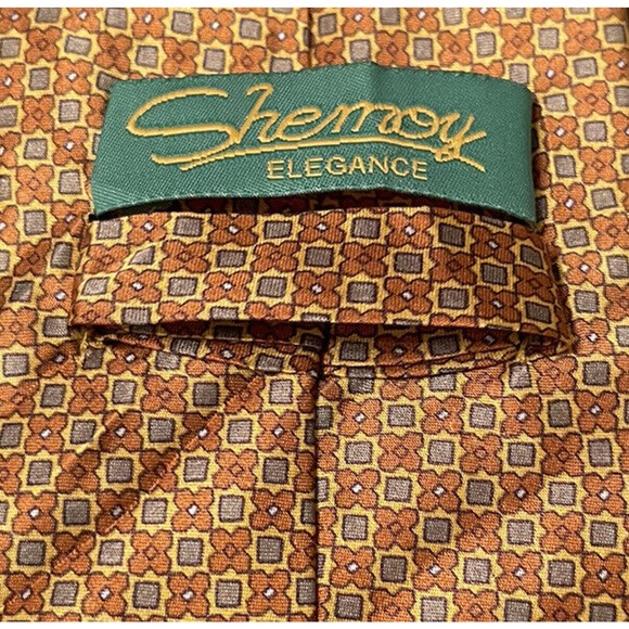 Shemoy Elegance 100% Silk Men’s Neck Tie - Picture 8 of 8